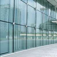 stainless steel point fixed glass curtain wall facade spider fittings system with routel