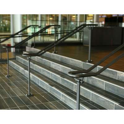 Stainless Steel U-Turn Handrail For Stadium Gymnasium Railway Station