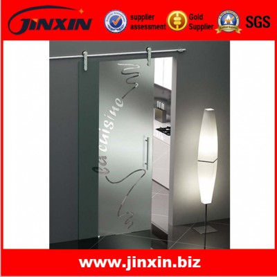 bathroom frosted glass sliding doors for interior decoration