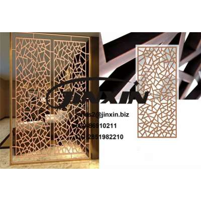 JINXIN custom color laser cutting partition stainless steel wall panels home metal screen manufacturers