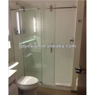 Top Hanging Stainless Steel Glass Sliding Door