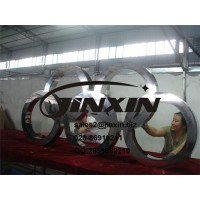 JINXIN Olympic Five Rings Stainless Steel Sculpture Decorative Outdoor Stainless Steel Sculpture