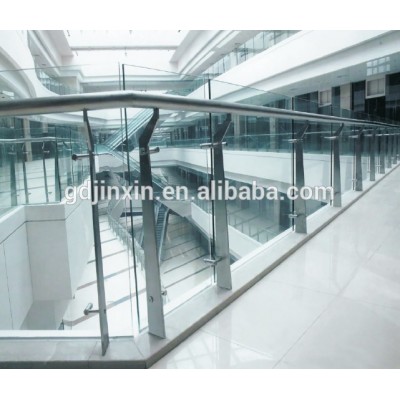 Stainless Steel Glass Handrail/Project Glass Balustrade/Glass Railing