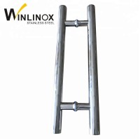 0.8-1.2mm Thickness Entrance Door Pull 304 316 Stainless Steel Glass Door Handle