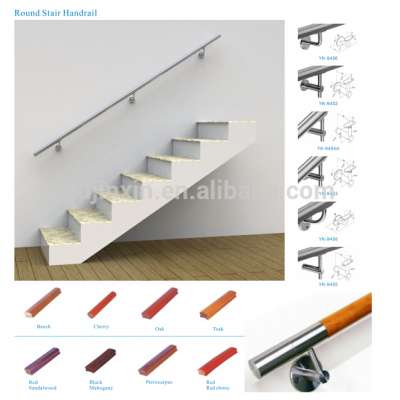 Stainless Steel I Shape Stair Grab Bar Stainless Steel Pipe Stair Handrail