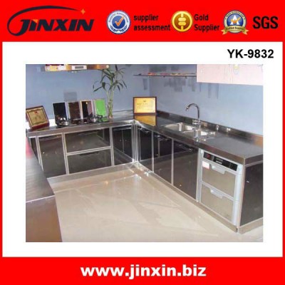 Stainless Steel Modern Kitchen Cupboard