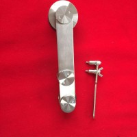 sliding door fittings for glass doors stainless steel